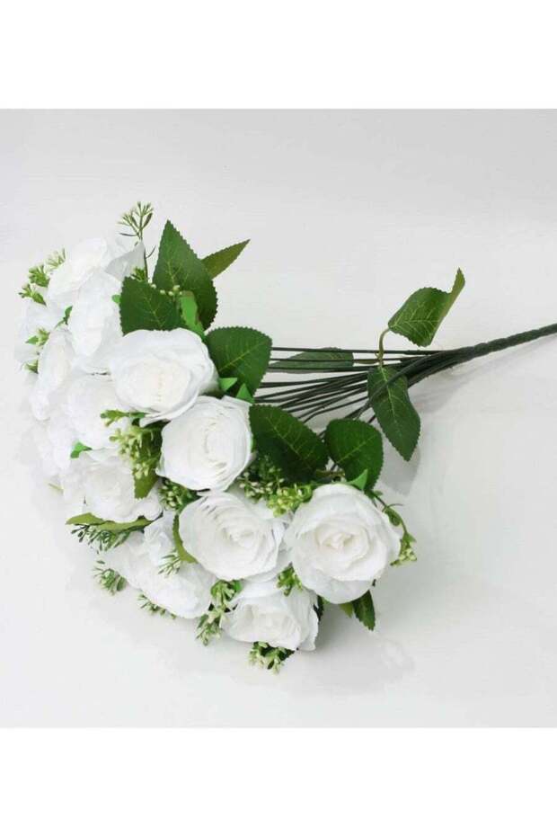 باقة ورد صناعي - ١٨ غصنًا - 1