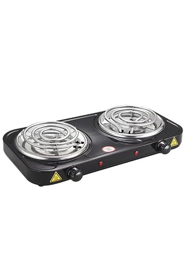 2000W Portable Electric Double Coil Stove with Dual Control and 5 Level Temperature Control - 4