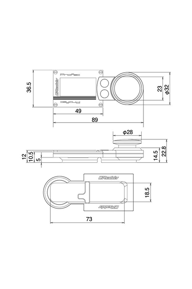 Profec - وحدة تحكم OLED الإلكترونية - أبيض - 4