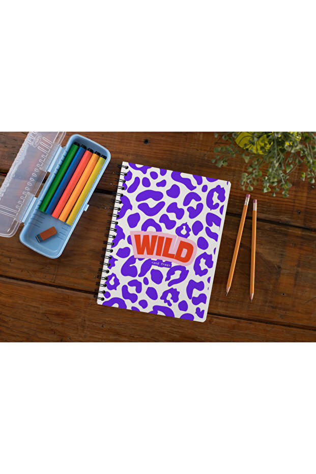 دفتر ملاحظات إدي A5 حلزوني غير مسطر للمدرسة - 8