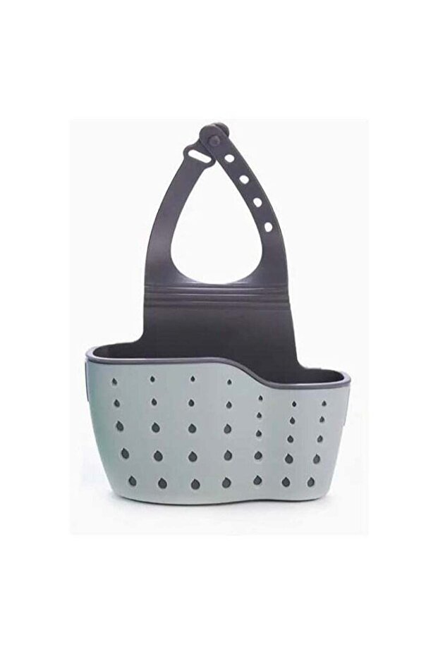Kitchen Sink Shelf Organizer - Sink Caddy Soap And Sponge Holder Drying Rack (Green)