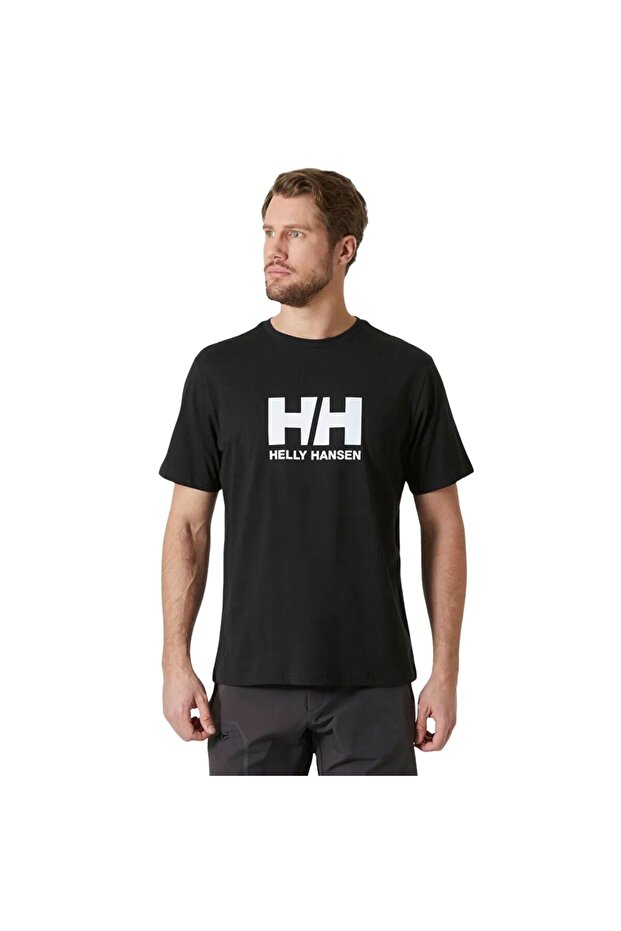 Hh Logo 30 تي شيرت أسود للرجال تي شيرت رجالي HHA.54596