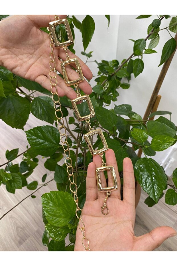 حزام سلسلة حلقة مستطيلة - 1