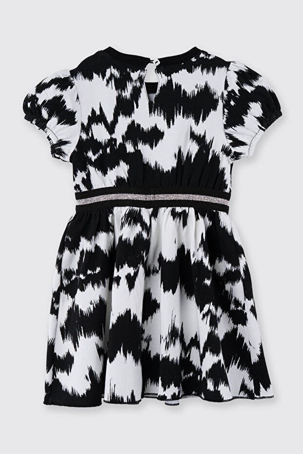 Kız Bebek Örme Siyah Elbise - 3