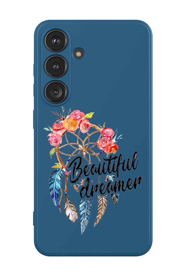 Protective Liquid Silicone Shockproof Case For Samsung Galaxy S24 Plus (Blue) - Beautiful Dreamer