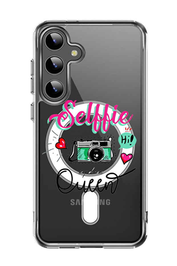 Case for Samsung Galaxy S24 Plus Compatible with MagSafe, Shockproof Bumper Cover Selfie queen copy
