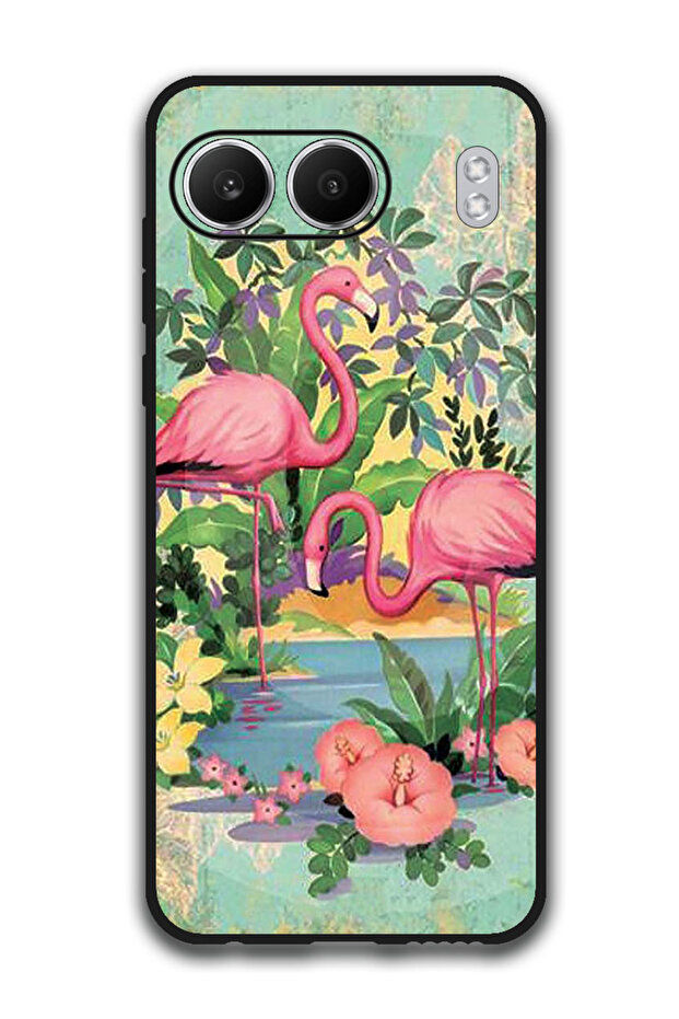 Protective Case Anti Scratch Shock Proof Bumper Cover For OnePlus Nord 4 Pink Flamingoes