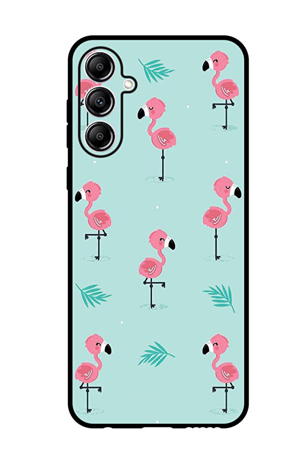 Protective Case Anti Scratch Shock Proof Bumper Cover For Samsung Galaxy M15 Flamingo Pattern