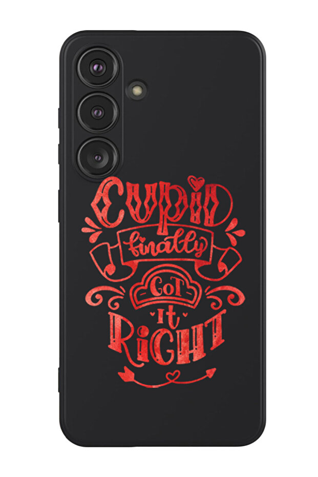 Protective Liquid Silicone Case For Samsung Galaxy S24 Plus (Black) - Cupid finally got it