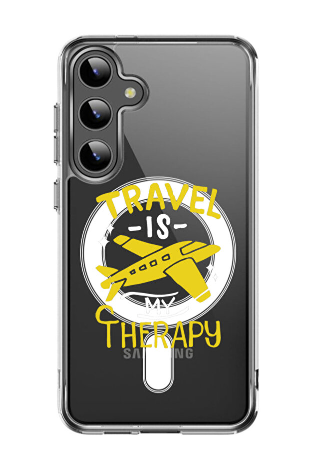 Case for Samsung Galaxy S24 Plus Compatible with MagSafe, Shockproof Bumper Cover travel therapy