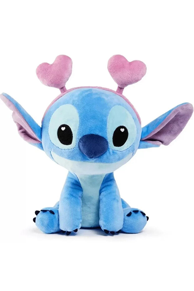 Stitch Plush with Heart Headphones 25 cm