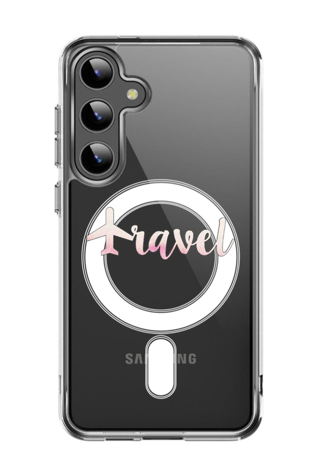 Case for Samsung Galaxy S24 Plus Compatible with MagSafe, Shockproof Bumper Cover Travel