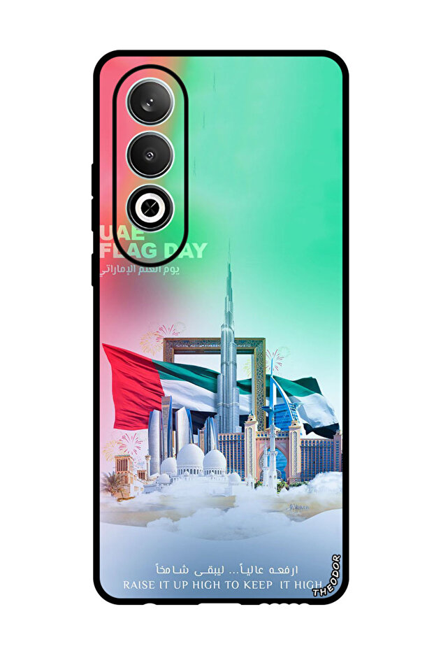 Protective Case Anti Scratch Shock Proof Bumper Cover For OnePlus Nord CE 4 HAPPY UAE FLAG DAY