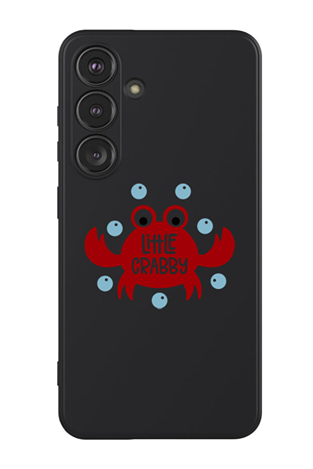 Protective Liquid Silicone Shockproof Case For Samsung Galaxy S24 Plus (Black) - Little crabby