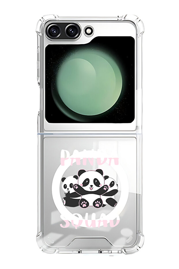Case for Samsung Galaxy Z Flip 5 Compatible with MagSafe, Shockproof Phone Bumper Cover P&a squad