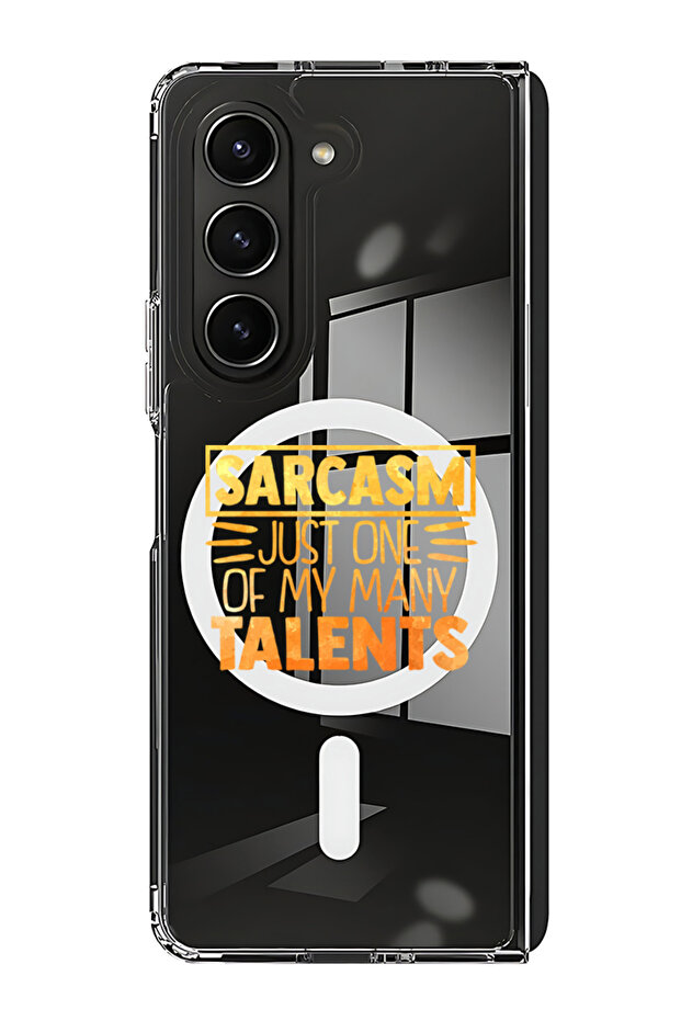 Case for Samsung Galaxy Z Fold 5 Compatible with MagSafe, Shockproof Bumper Case Sarcasm just one