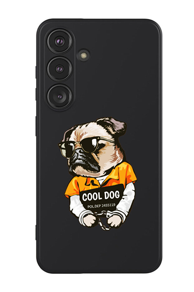 Protective Liquid Silicone Shockproof Case For Samsung Galaxy S24 Plus (Black) - cool dog