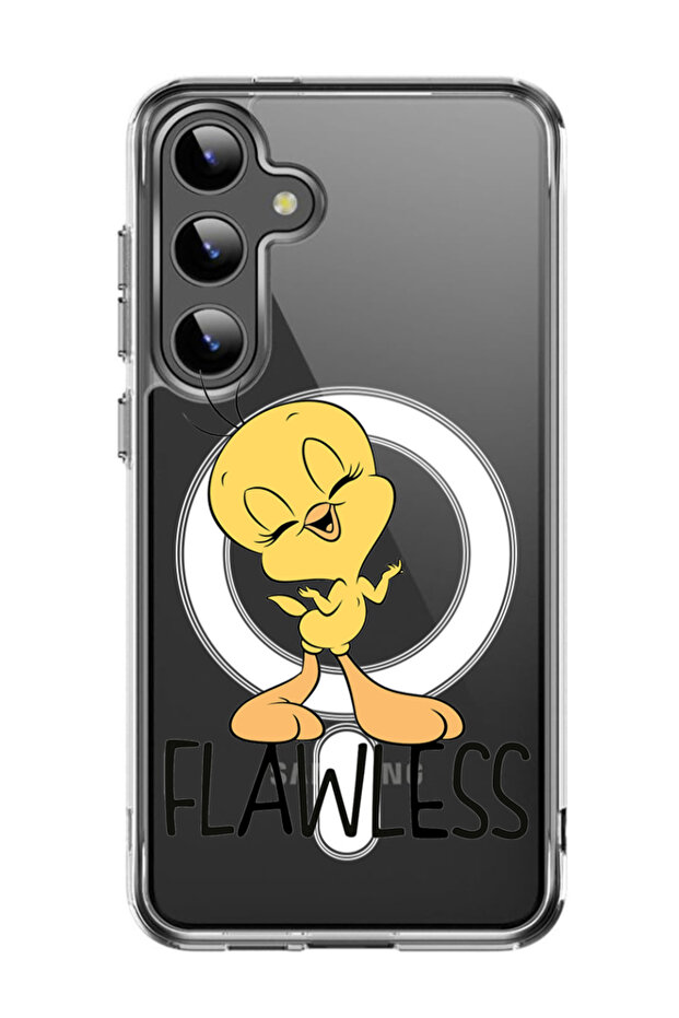 Case for Samsung Galaxy S24 6.2-inch Compatible with MagSafe, Shockproof Phone Bumper Cover Flawless