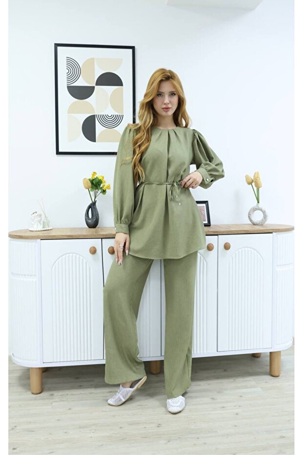 بدلة بحزام أنيقة - 1