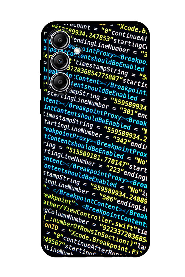 حافظة حماية لهاتف سامسونج جالاكسي M15 code_symbols_programming - 1