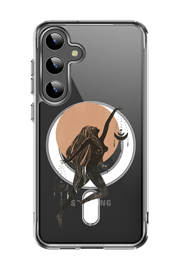 Case for Samsung Galaxy S24 Plus Compatible with MagSafe, Shockproof Bumper Cover Libra