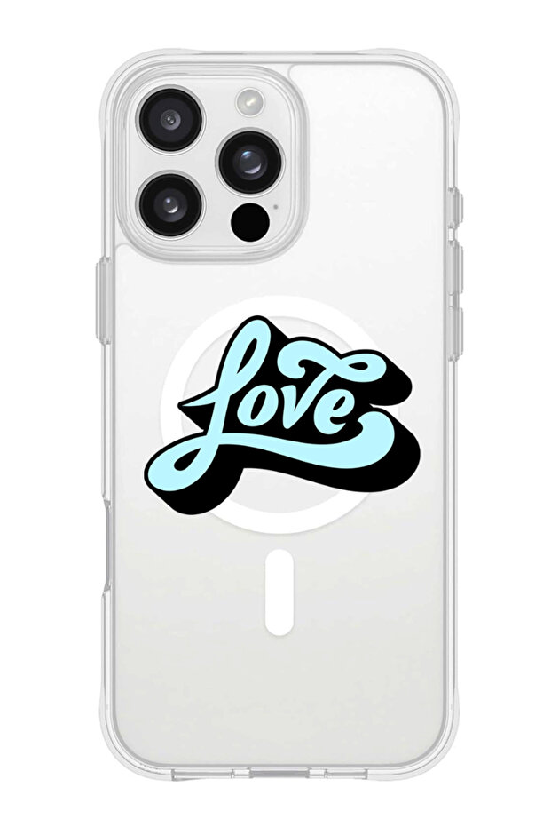 iPhone 16 Pro Max Magsafe Case for iPhone Compatible with, Shockproof Phone Bumper Cover - Be Happy