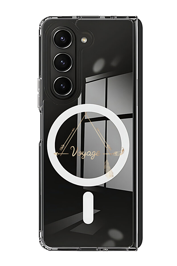 Case for Samsung Galaxy Z Fold 5 Compatible with MagSafe, Shockproof Phone Bumper Cover Voyage
