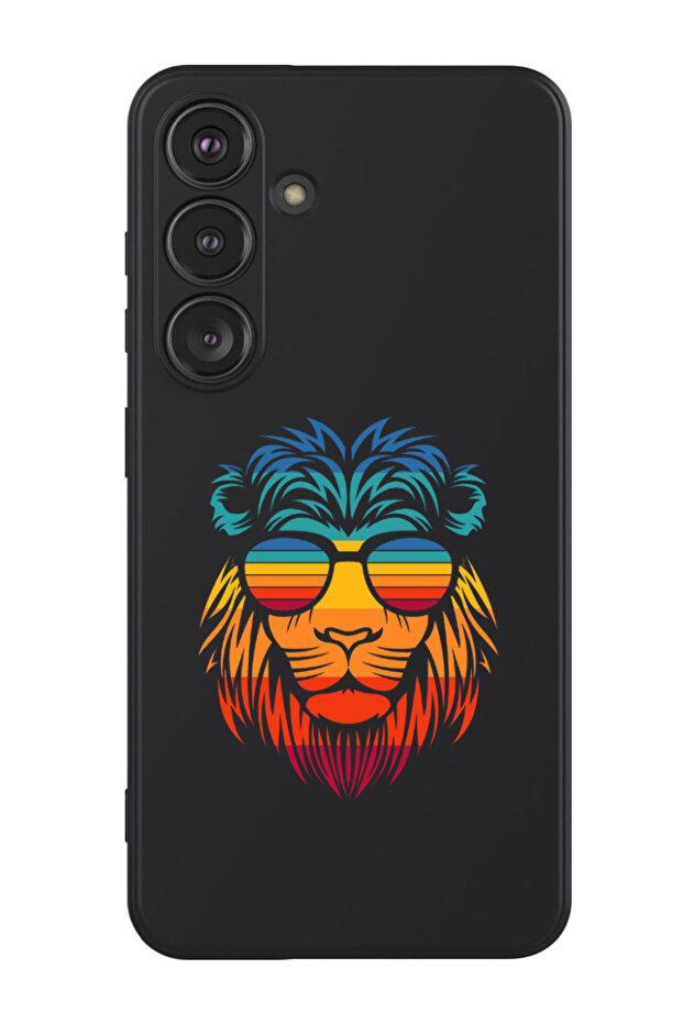Protective Liquid Silicone Shockproof Case For Samsung Galaxy S24 Plus (Black) - lion