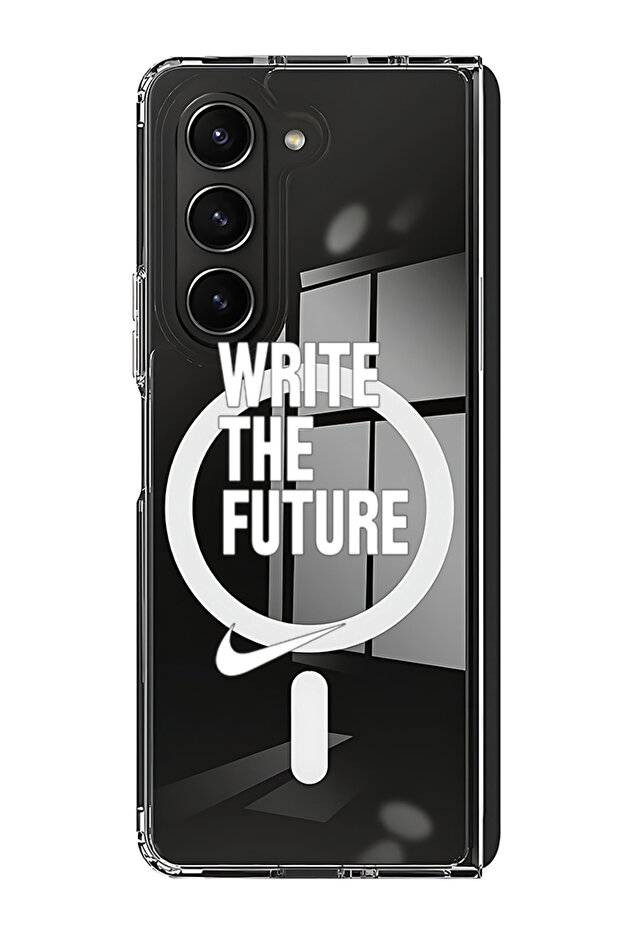 Case for Samsung Galaxy Z Fold 5 Compatible with MagSafe, Shockproof Bumper Case write-the-future