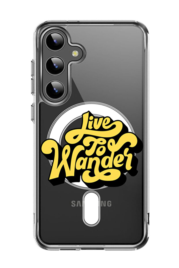 Case for Samsung Galaxy S24 Plus Compatible with MagSafe, Shockproof Bumper Cover Live to w&er