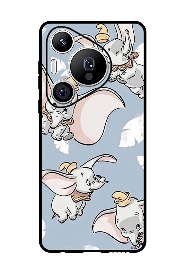 Protective Case Anti Scratch Shock Proof Bumper Cover For Huawei Pura 70 Pro Baby Elephant Flying