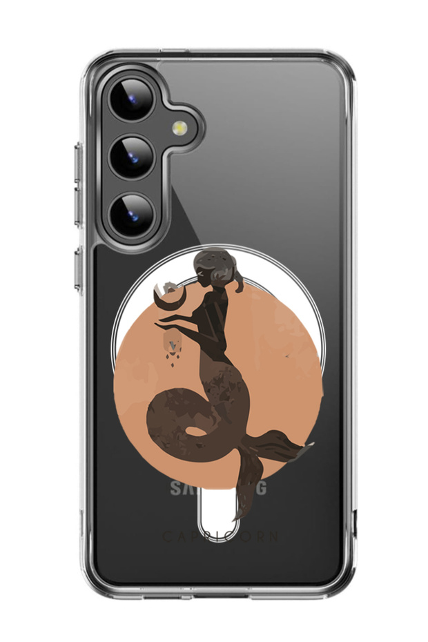 Case for Samsung Galaxy S24 Plus Compatible with MagSafe, Shockproof Bumper Cover Capricorn