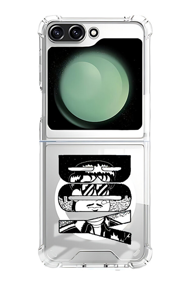 Case for Samsung Galaxy Z Flip 5 Compatible with MagSafe, Shockproof Phone Bumper Cover Boy