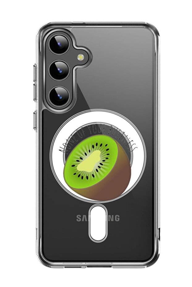 Case for Samsung Galaxy S24 Plus Compatible with MagSafe, Shockproof Cover Non of your business