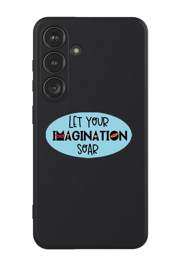 Protective Liquid Silicone Case For Samsung Galaxy S24 Plus (Black) - let your imagination sour