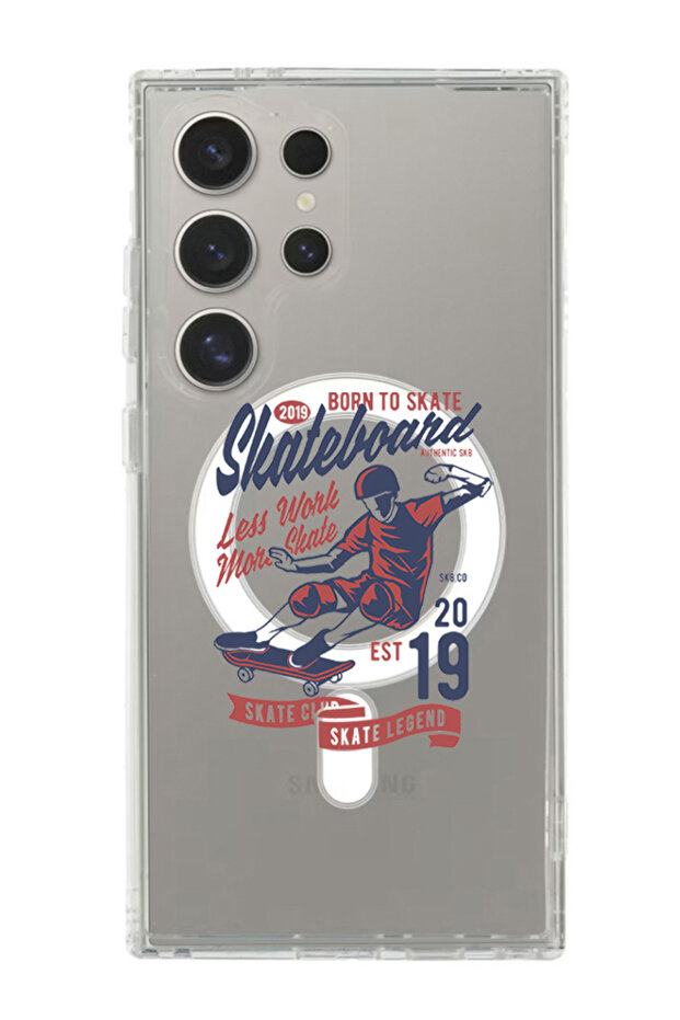 Case for Samsung Galaxy S24 Ultra 6.8-inch Compatible with MagSafe, Shockproof Phone Bumper Cover