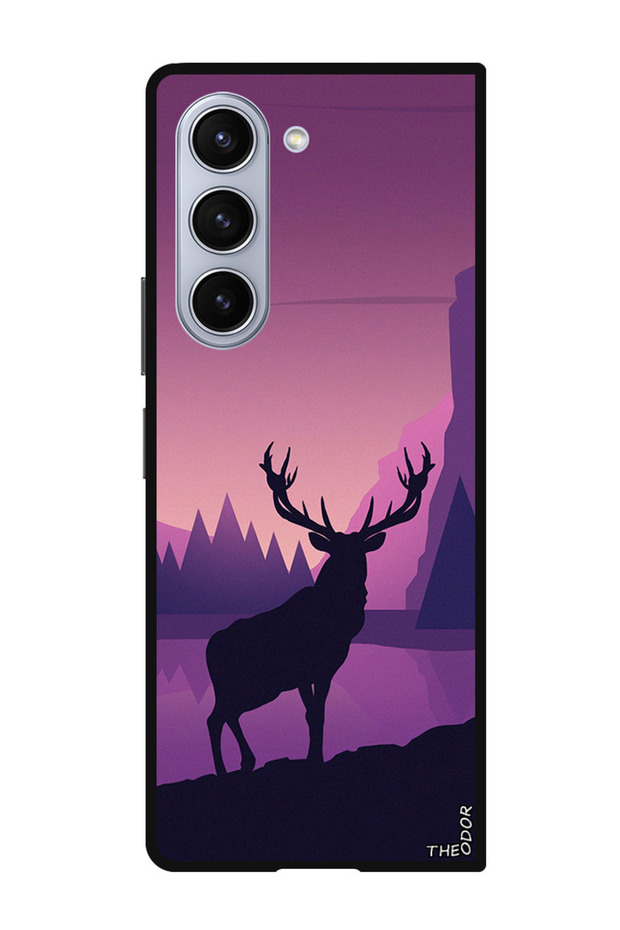 Protective Case Anti Scratch Shock Proof Bumper Cover For Samsung Galaxy Z Fold 6 deer_art_vector