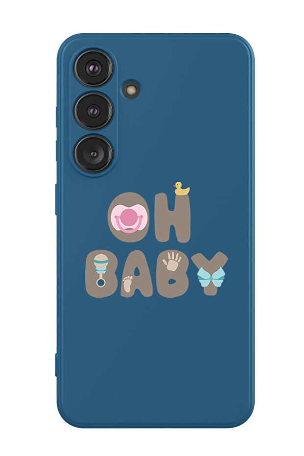 Protective Liquid Silicone Shockproof Case For Samsung Galaxy S24 Plus (Blue) - Oh baby