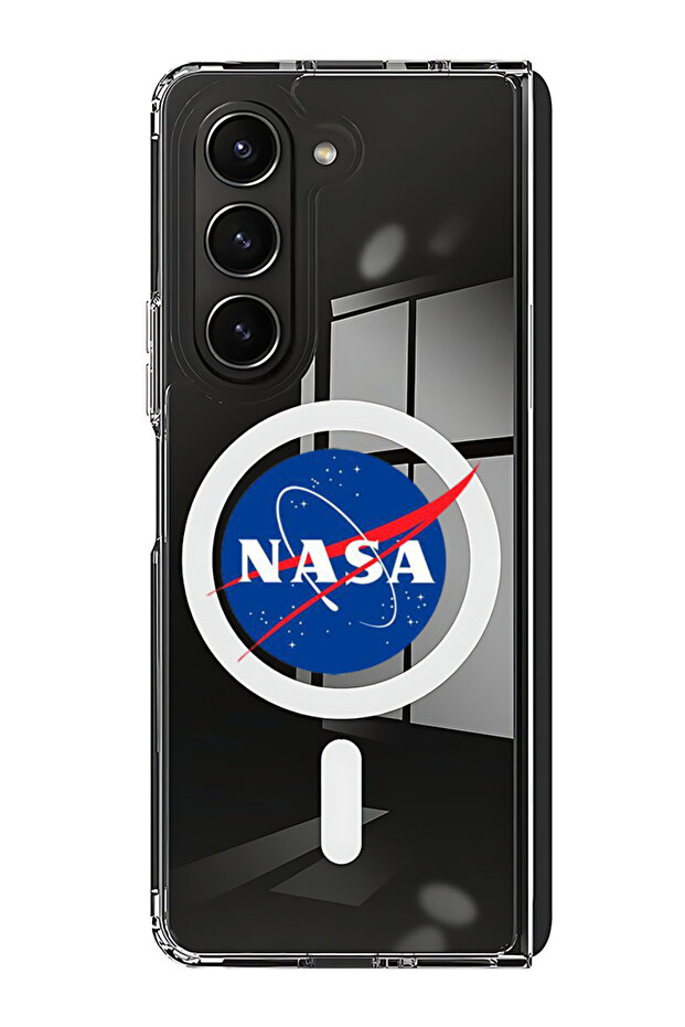 Case for Samsung Galaxy Z Fold 5 Compatible with MagSafe, Shockproof Phone Bumper Cover Nasa CLassic