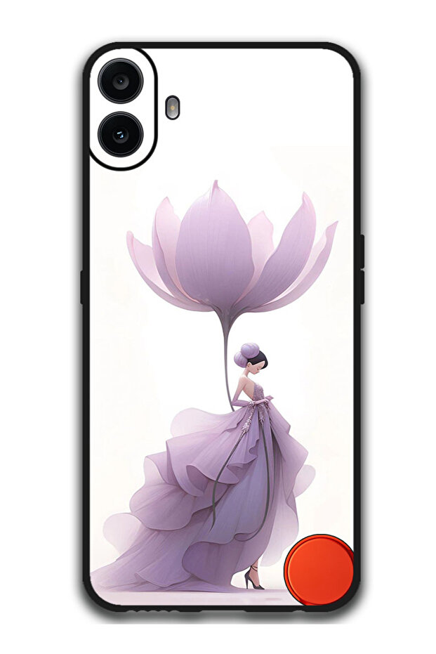 Protective Case Anti Scratch Shock Proof Bumper Cover For Nothing CMF Phone 1 Women Flower
