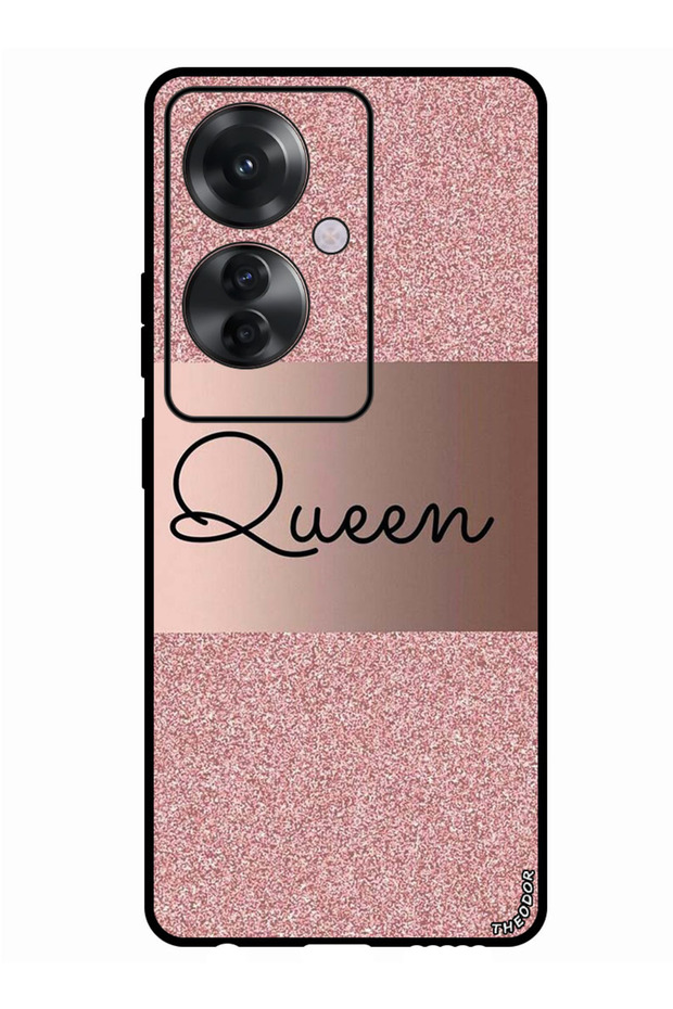Protective Case Anti Scratch Shock Proof Bumper Cover For Oppo Reno 11F Queen Glitters