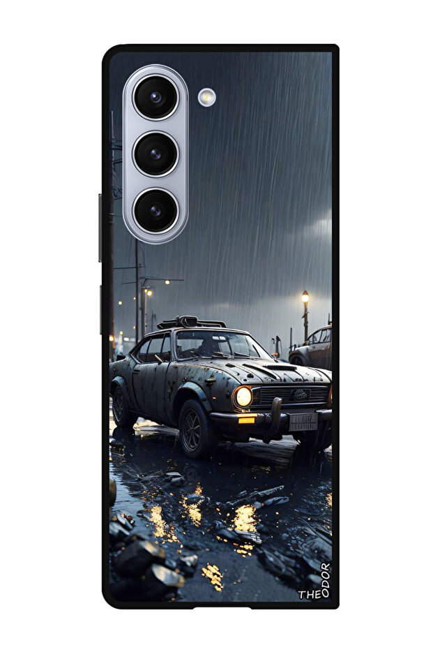 Protective Case Anti Scratch Shock Proof Bumper Cover For Samsung Galaxy Z Fold 6 Car in Rain