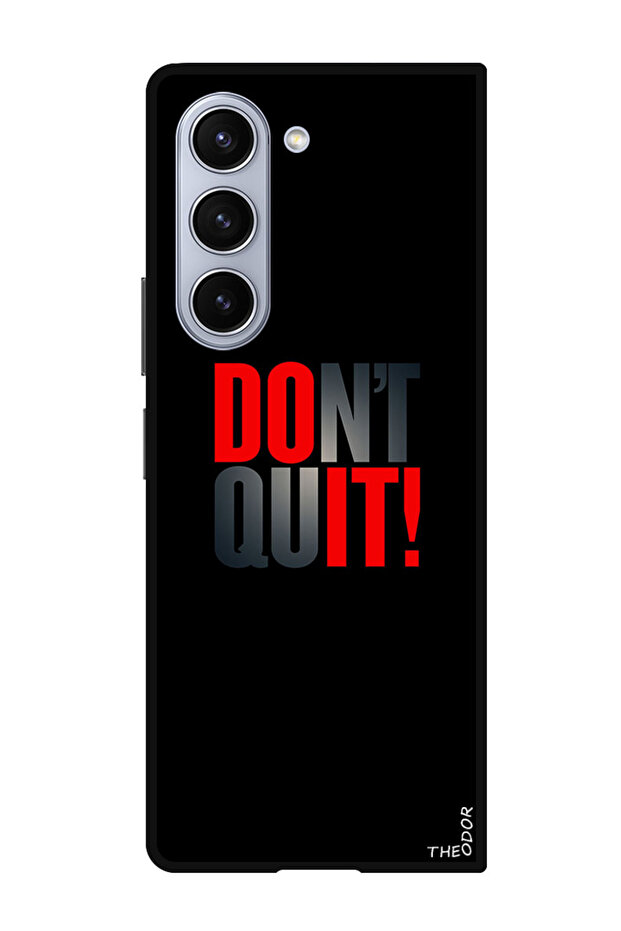 Protective Case For Samsung Galaxy Z Fold 6 dont_quit_motivation_inscription