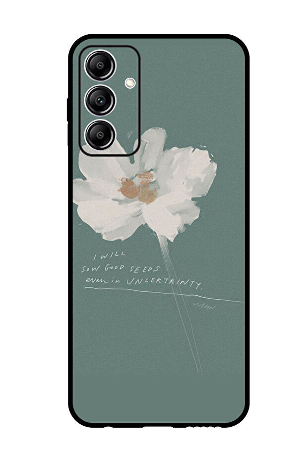 Protective Case Anti Scratch Shock Proof Bumper Cover For Samsung Galaxy A55 White Flower (2)