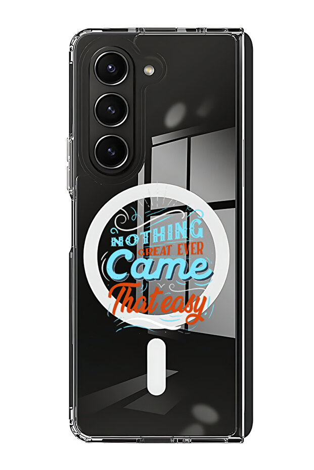 Case for Samsung Galaxy Z Fold 5 Compatible with MagSafe, Shockproof Bumper Case nothing great