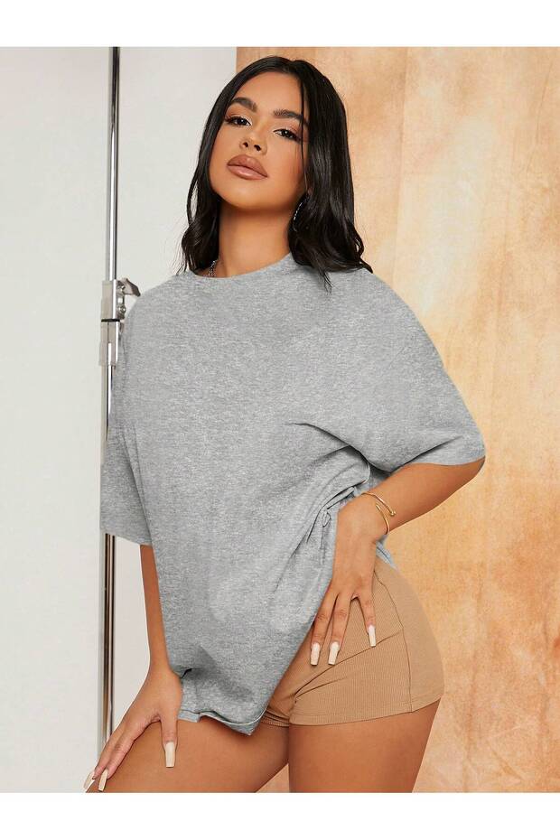Women's Relaxed Fit Crew Neck T-Shirt