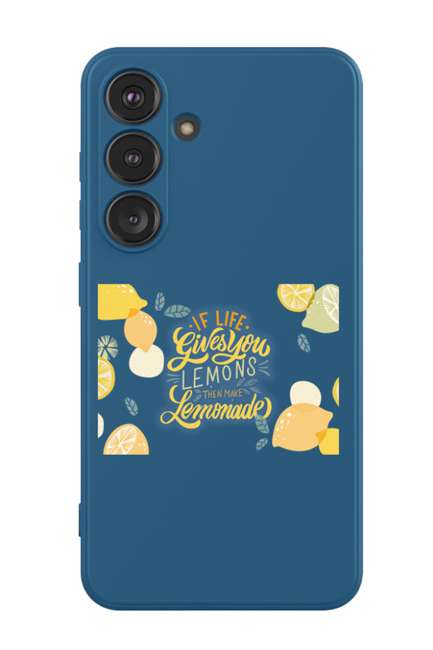 Protective Liquid Silicone Shockproof Case For Samsung Galaxy S24 Plus (Blue) - When life gives you