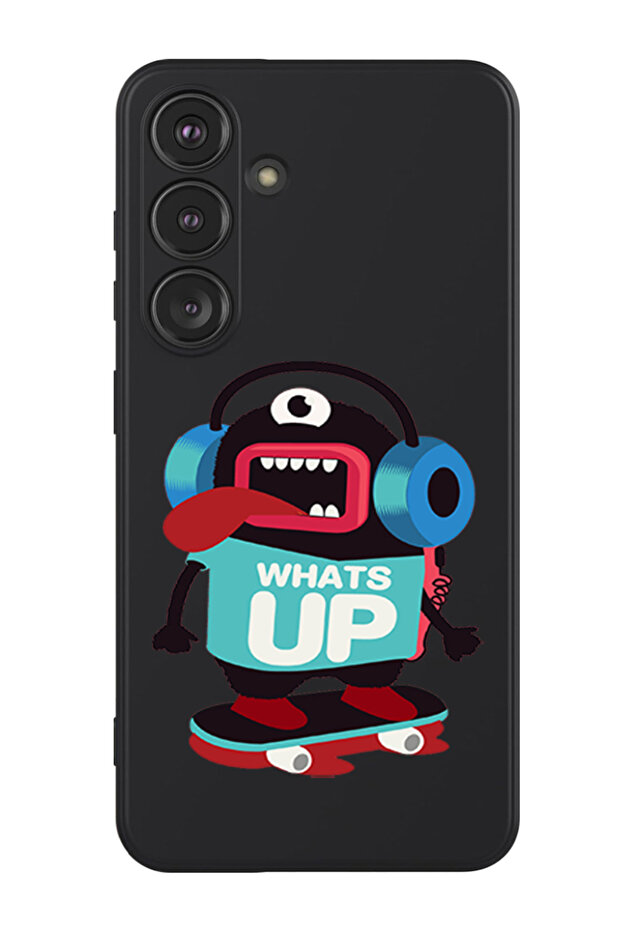 Protective Liquid Silicone Shockproof Case For Samsung Galaxy S24 Plus (Black) - whats up