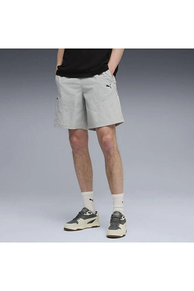 PUMATECH Woven Shorts "8 Gri Erkek Şort - 1