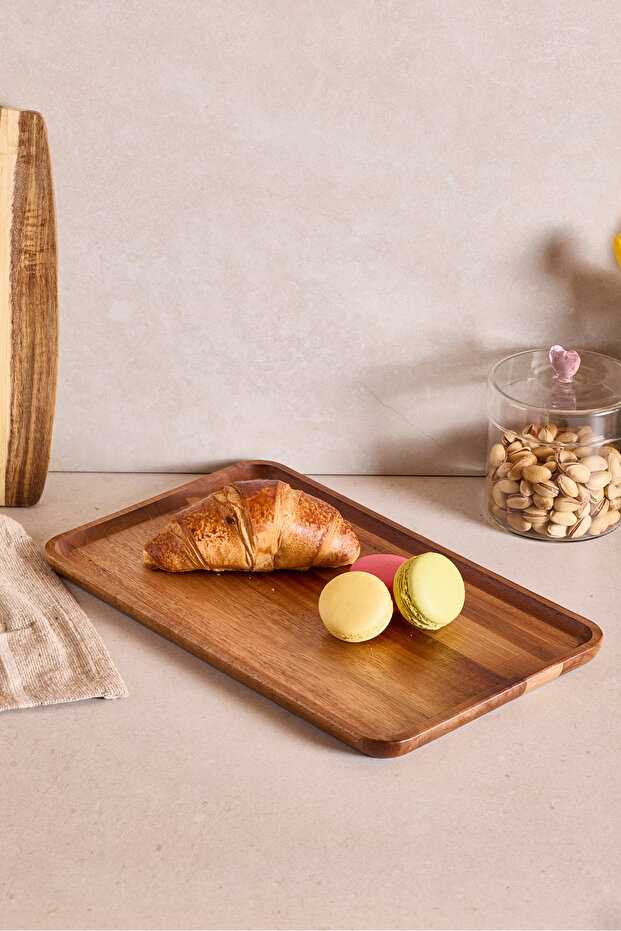 Acacia Rectangular Tray 34X21 cm - 1